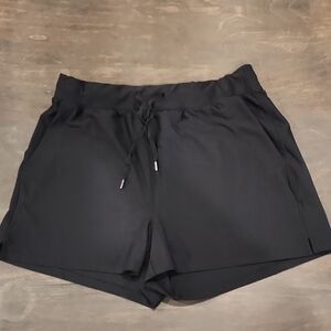 Womens Old Navy Active Power Soft Shorts High Rise Go Dry Black Size Large